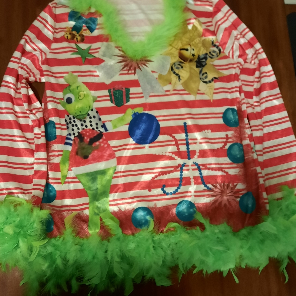 Ugly Grinch Christmas Sweater